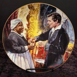 VTG "Toast Bonnie Blue" Collectors Plate GWTW